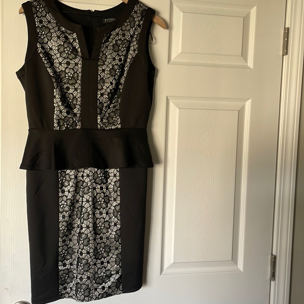Black and white dress
